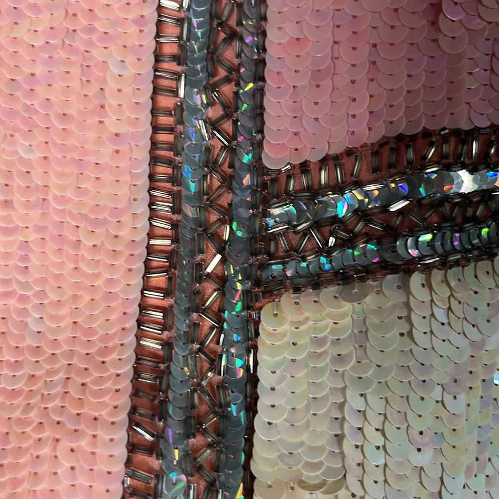 Beautiful vintage sequin mini dress - Picture 5 of 6